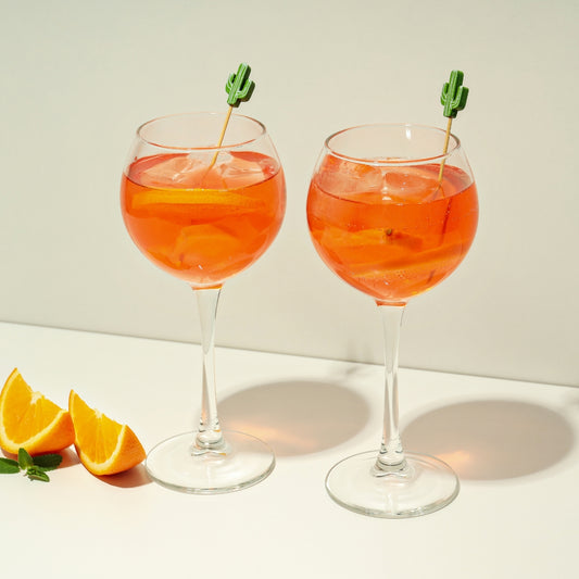 Aperol Spritz Alcohol-Free (Dealcoholized) Wine Cocktail / Апрол Шприц коктейл безалкохолно (деалкохолизирано) вино