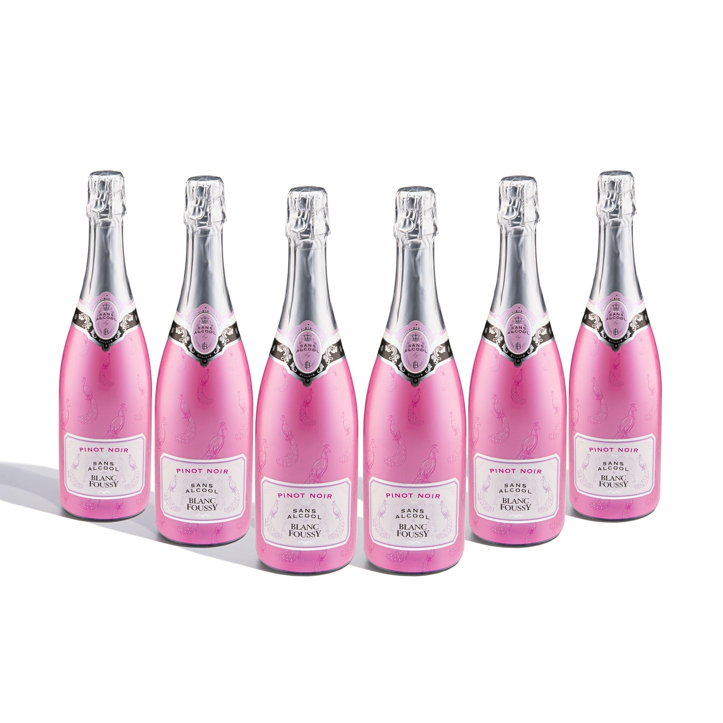 Alcohol-Free (De-alcoholized) Sparkling Rose Wine from Pinot Noir Blanc Foussy - Touraine, France - 6 bottles (case) / Безалкохолно (деалкохолизирано) пенливо вино розе от Пино Ноар Blanc Foussy - Турен, Франция - 6 бутилки (кашонче)