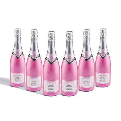 Alcohol-Free (De-alcoholized) Sparkling Rose Wine from Pinot Noir Blanc Foussy - Touraine, France - 6 bottles (case) / Безалкохолно (деалкохолизирано) пенливо вино розе от Пино Ноар Blanc Foussy - Турен, Франция - 6 бутилки (кашонче)