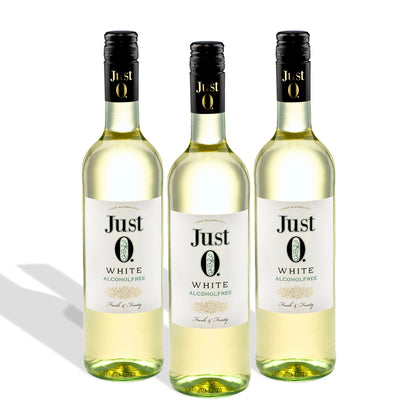 Alcohol-Free (De-alcoholized) White Wine JUST 0 by Peter Mertes - Germany - 3 bottles / Безалкохолно (деалкохолизирано) бяло вино JUST 0 от Peter Mertes - Германия - 3 бутилки