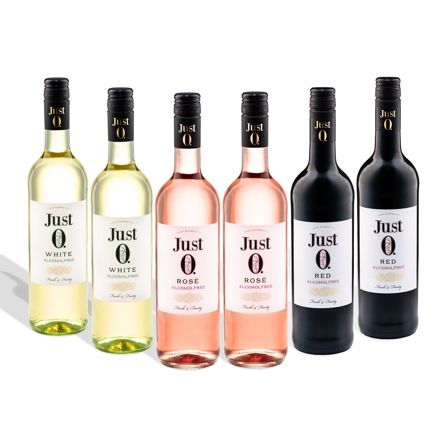 Alcohol-Free (De-alcoholized) Wine Bundle (White, Red, Rose) JUST 0 by Peter Mertes - Germany - 6 bottles (case) / Безалкохолно (деалкохолизирано) вино пакет (бяло, червено, розе) JUST 0 от Peter Mertes - Германия - 6 бутилки (кашонче)