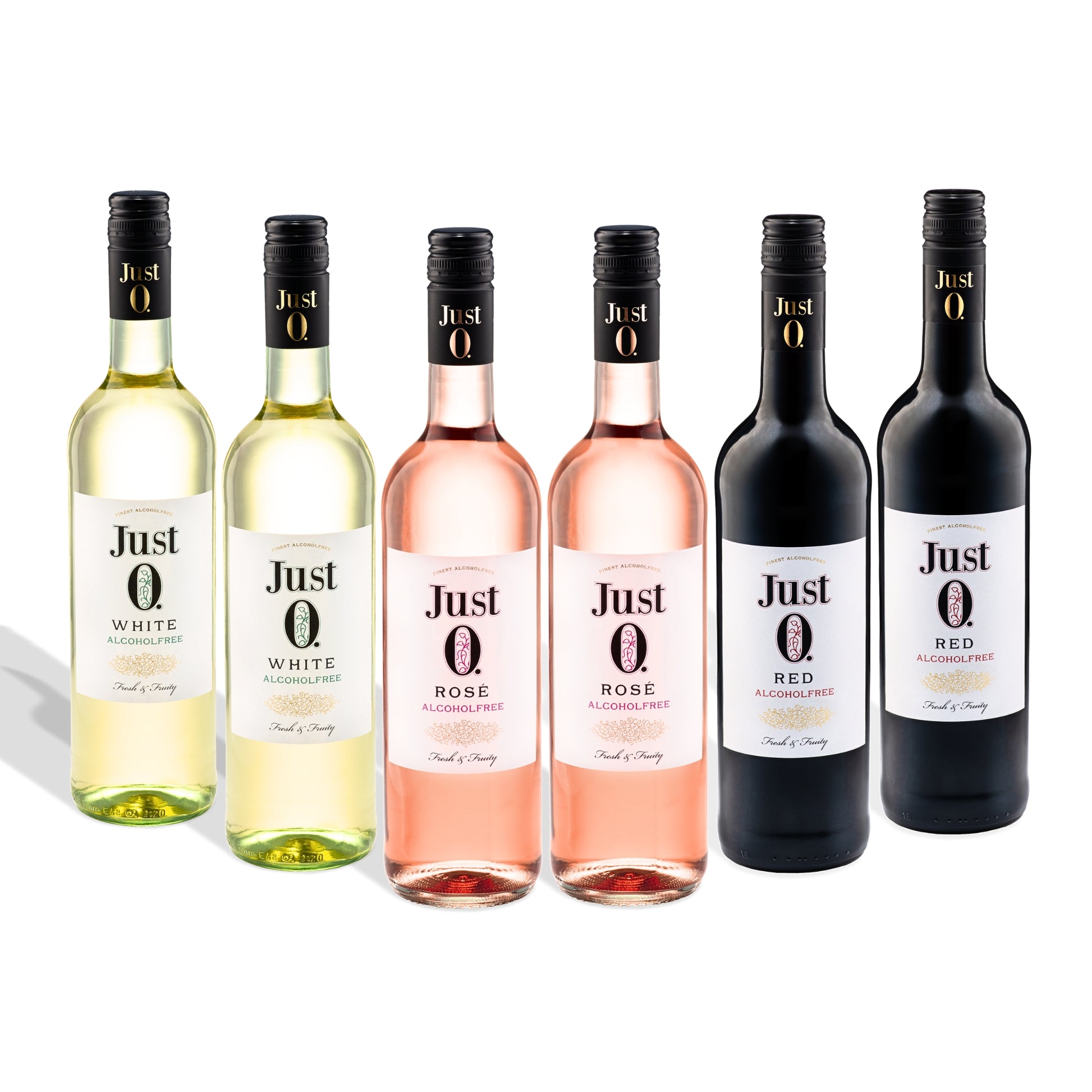 Alcohol-Free (De-alcoholized) Wine Bundle (White, Red, Rose) JUST 0 by Peter Mertes - Germany - 6 bottles (case) / Безалкохолно (деалкохолизирано) вино пакет (бяло, червено, розе) JUST 0 от Peter Mertes - Германия - 6 бутилки (кашонче)